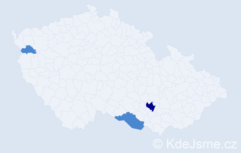 Jméno: 'Eitan', počet výskytů 5 v celé ČR