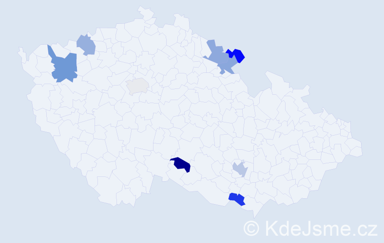 Jméno: 'Dragutin', počet výskytů 11 v celé ČR