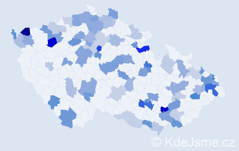 Jméno: 'Dávid', počet výskytů 163 v celé ČR