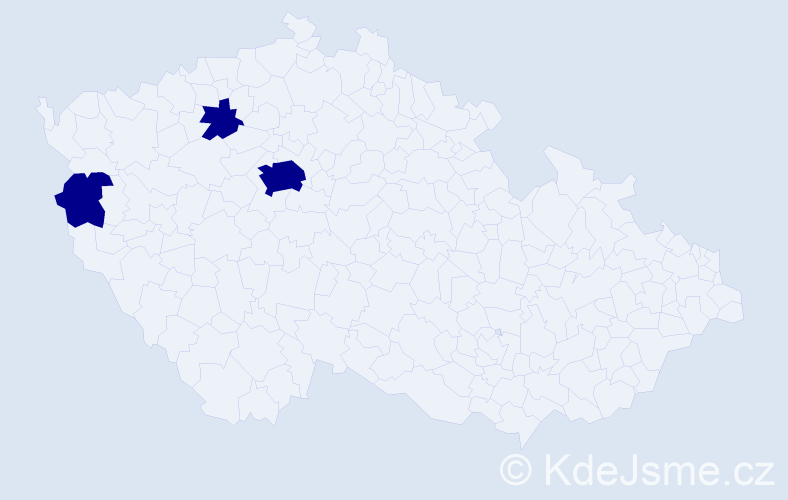 Jméno: 'Duc Tuan', počet výskytů 3 v celé ČR
