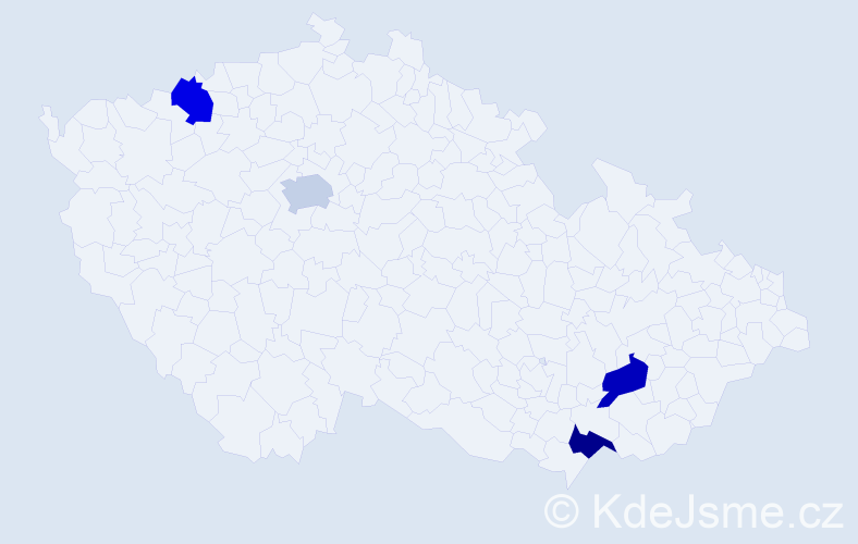 Jméno: 'Denis Petr', počet výskytů 4 v celé ČR