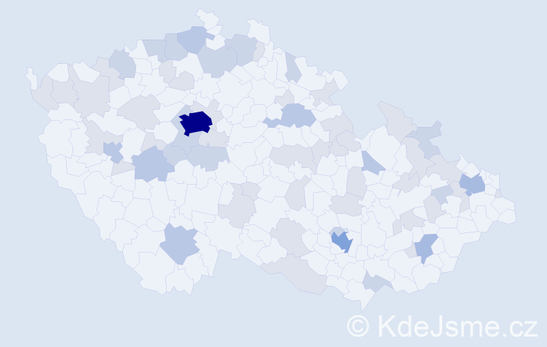 Jméno: 'Lola', počet výskytů 123 v celé ČR