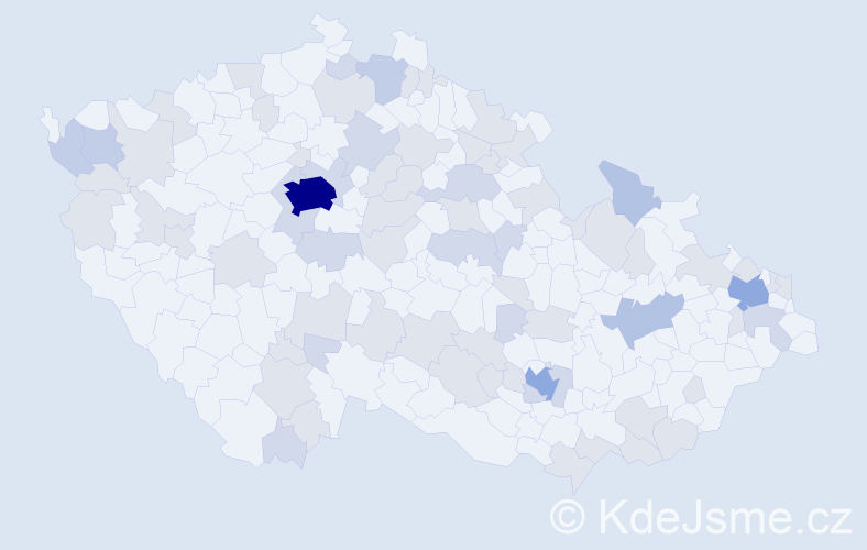 Jméno: 'Nika', počet výskytů 137 v celé ČR