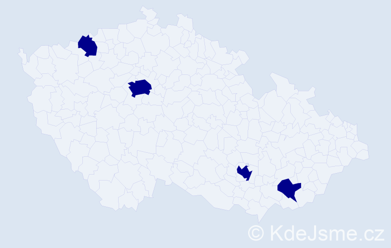 Jméno: 'Andreas Walter', počet výskytů 4 v celé ČR
