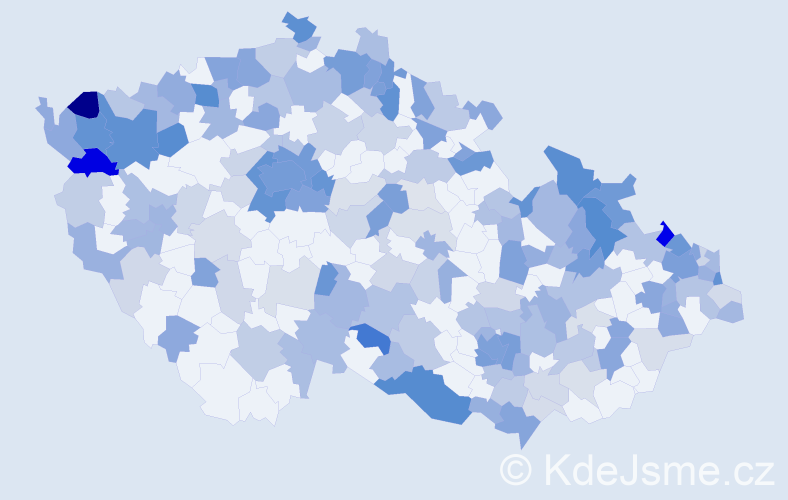 Jméno: 'Elisabeth', počet výskytů 403 v celé ČR