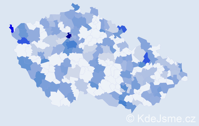 Jméno: 'William', počet výskytů 320 v celé ČR