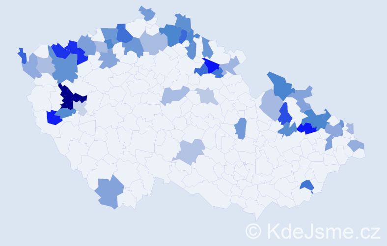 Jméno: 'Gerlinde', počet výskytů 79 v celé ČR