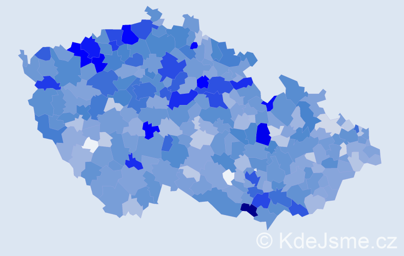 Jméno: 'Zlata', počet výskytů 2601 v celé ČR