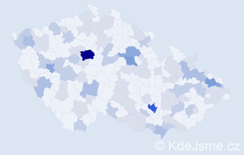 Jméno: 'Lilien', počet výskytů 166 v celé ČR