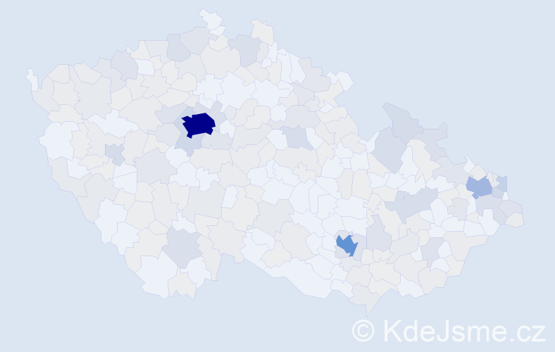 Jméno: 'Sofia', počet výskytů 618 v celé ČR