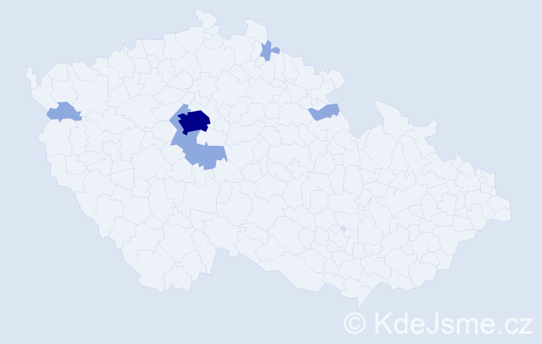 Jméno: 'Faina', počet výskytů 12 v celé ČR