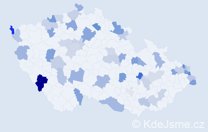 Jméno: 'Zikmund', počet výskytů 78 v celé ČR