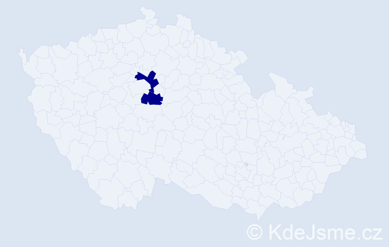 Jméno: 'Keshet', počet výskytů 2 v celé ČR