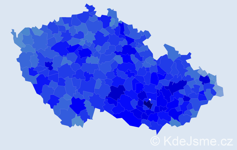 Jméno: 'Zdeněk', počet výskytů 126094 v celé ČR