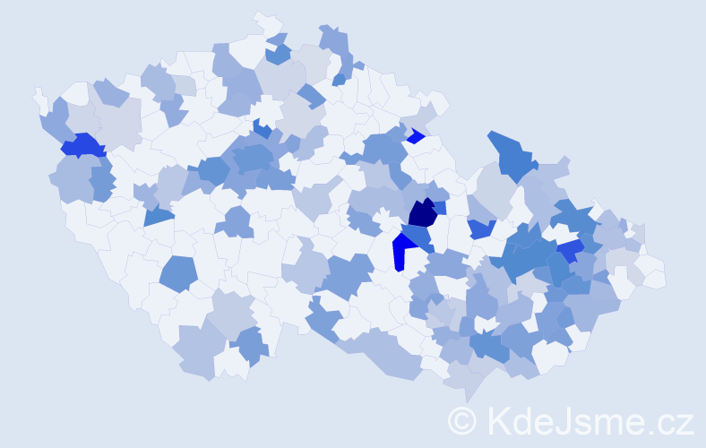 Jméno: 'Jeroným', počet výskytů 244 v celé ČR