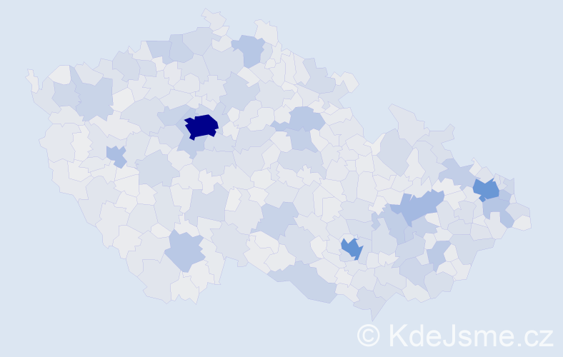 Jméno: 'Dagmar', počet výskytů 50646 v celé ČR