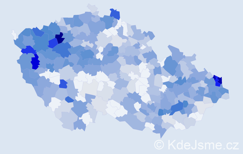 Jméno: 'Evženie', počet výskytů 1018 v celé ČR