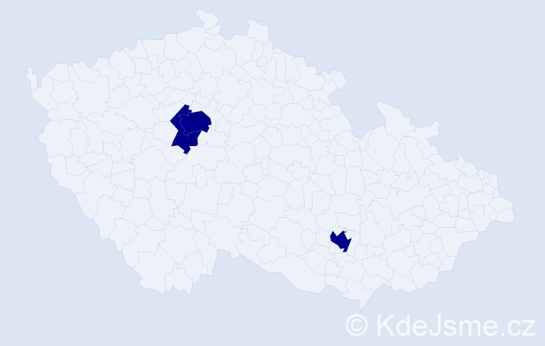 Jméno: 'Yara', počet výskytů 6 v celé ČR