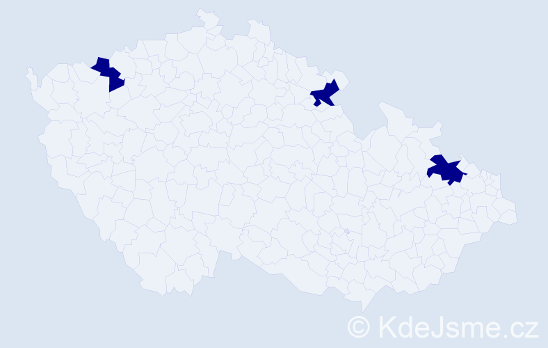 Jméno: 'Naila', počet výskytů 3 v celé ČR