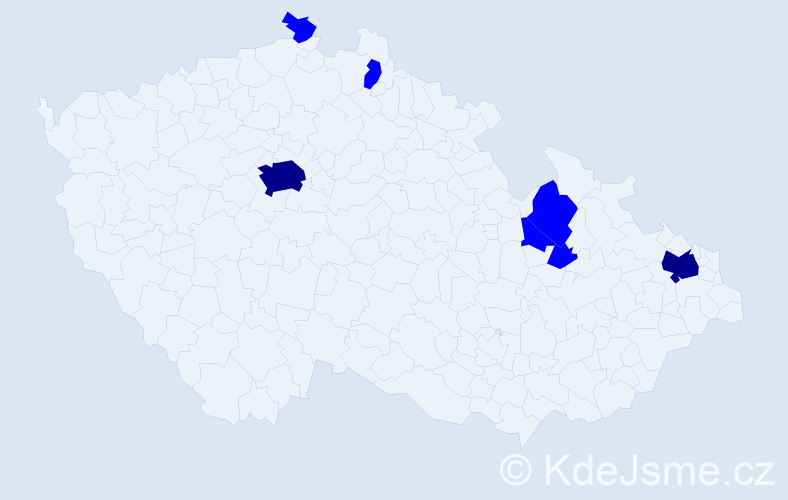 Jméno: 'Renát', počet výskytů 9 v celé ČR