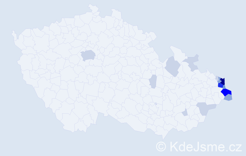 Jméno: 'Lech', počet výskytů 48 v celé ČR