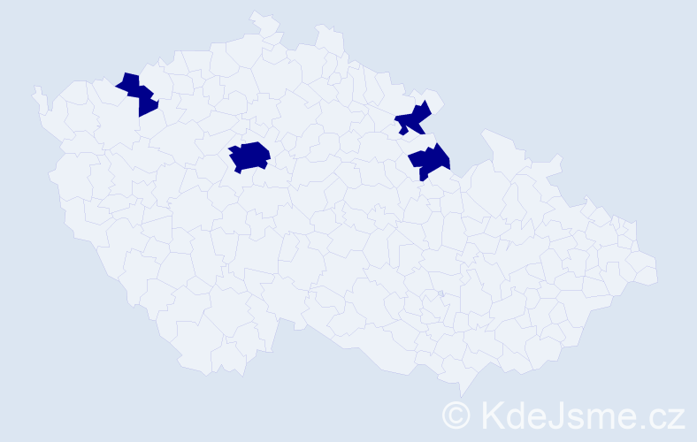 Jméno: 'Tobiáš Petr', počet výskytů 4 v celé ČR