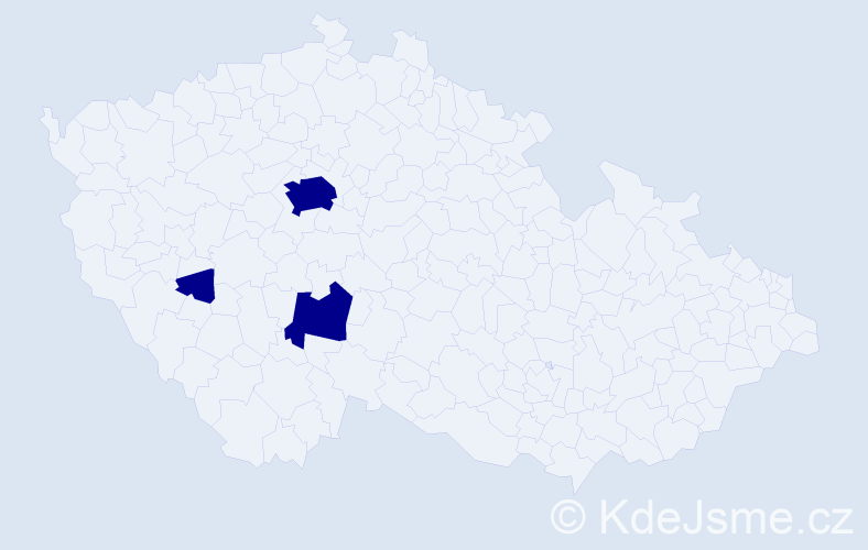 Jméno: 'Mikuláš Adam', počet výskytů 3 v celé ČR
