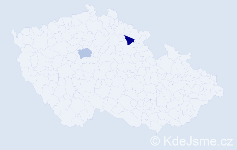 Jméno: 'Aristea', počet výskytů 4 v celé ČR
