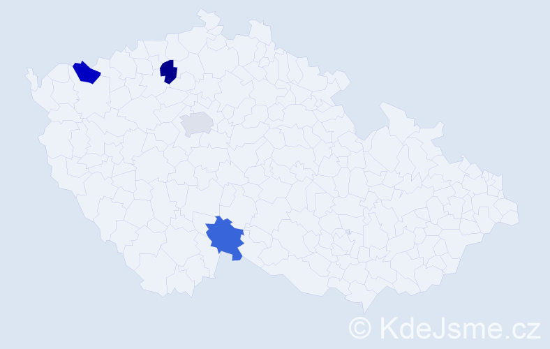 Jméno: 'Jan-Matyáš', počet výskytů 4 v celé ČR