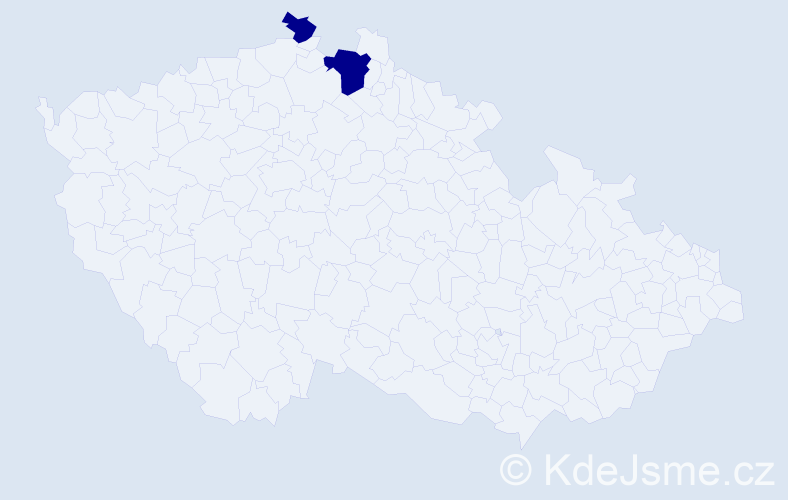 Jméno: 'Canh Cong', počet výskytů 2 v celé ČR