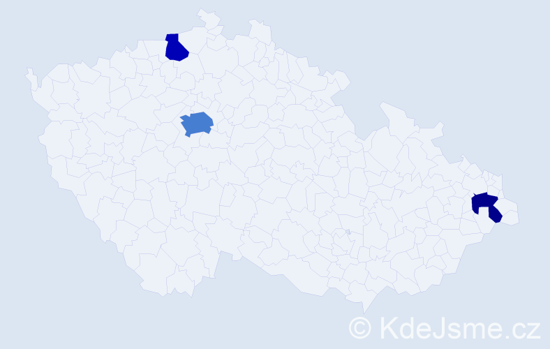 Jméno: 'Ratmír', počet výskytů 6 v celé ČR