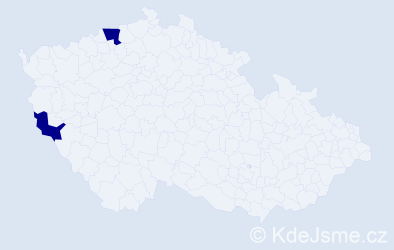 Jméno: 'Thanh Chau', počet výskytů 2 v celé ČR