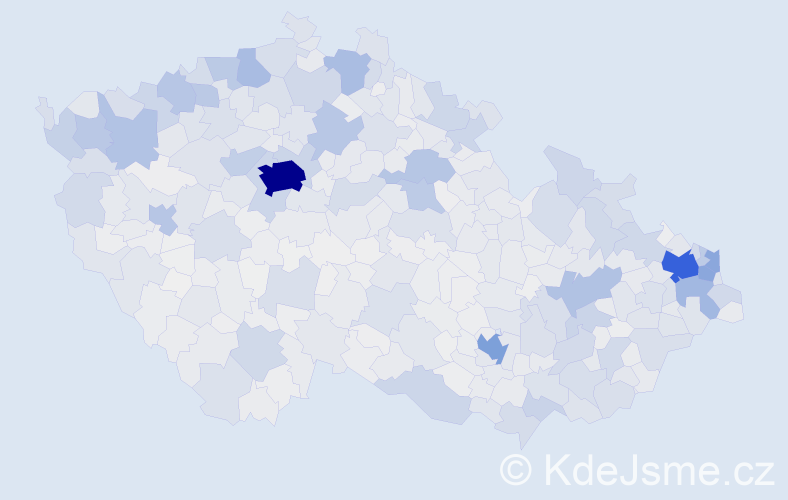 Jméno: 'Mária', počet výskytů 13965 v celé ČR
