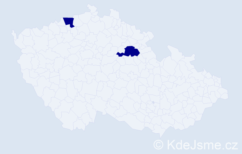 Jméno: 'Frano', počet výskytů 2 v celé ČR