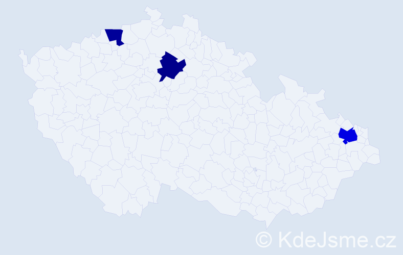 Jméno: 'Xuan The', počet výskytů 4 v celé ČR