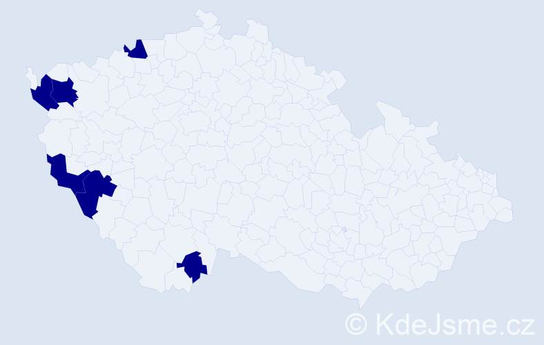 Jméno: 'Heinz Peter', počet výskytů 6 v celé ČR
