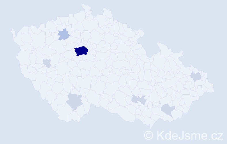 Jméno: 'Keiko', počet výskytů 23 v celé ČR