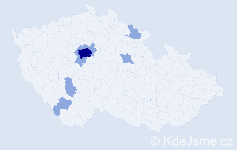 Jméno: 'Adam Michael', počet výskytů 15 v celé ČR