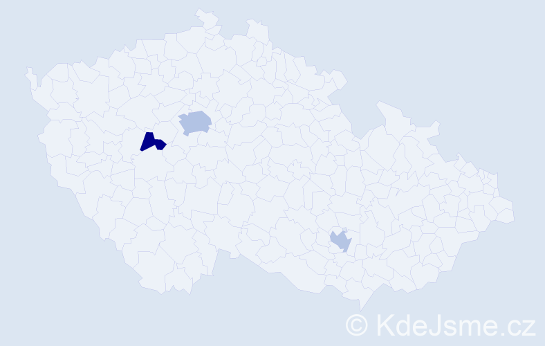 Jméno: 'Miroslav Dimitrov', počet výskytů 5 v celé ČR