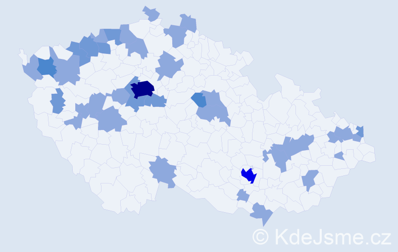 Jméno: 'Rene', počet výskytů 59 v celé ČR