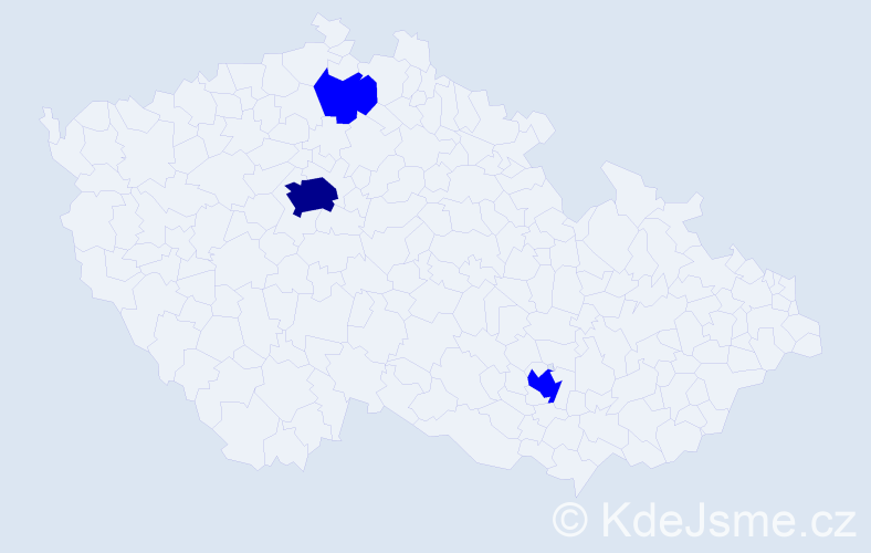 Jméno: 'Jakub Richard', počet výskytů 4 v celé ČR