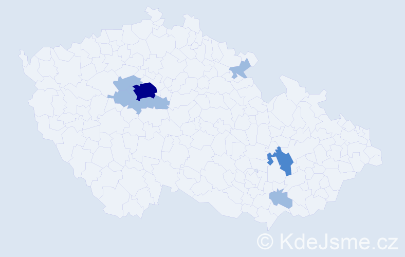 Jméno: 'Anissa', počet výskytů 12 v celé ČR