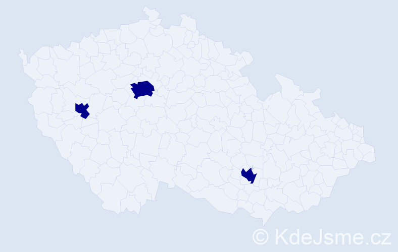 Jméno: 'Tri Lam', počet výskytů 3 v celé ČR
