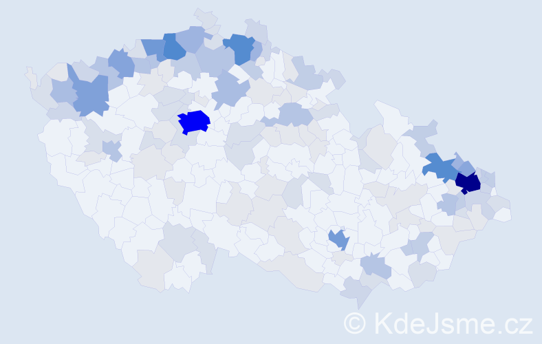 Jméno: 'Liana', počet výskytů 412 v celé ČR