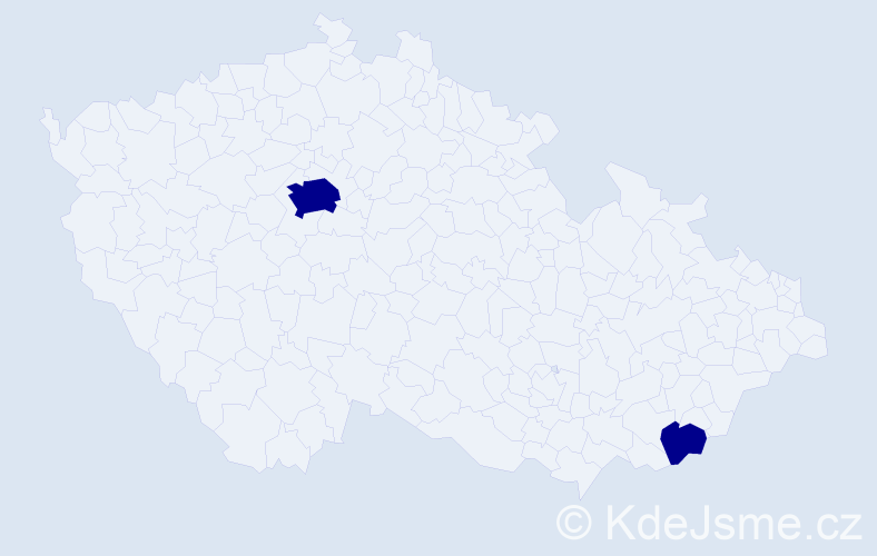 Jméno: 'Patrik Gabriel', počet výskytů 2 v celé ČR