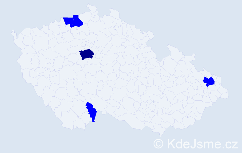 Jméno: 'Xuan Dinh', počet výskytů 6 v celé ČR