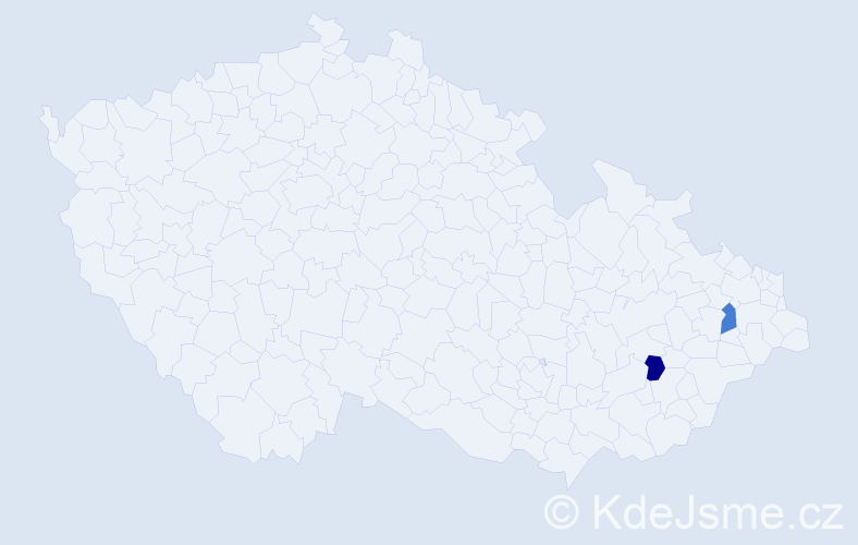 Jméno: 'Roland Jan', počet výskytů 2 v celé ČR