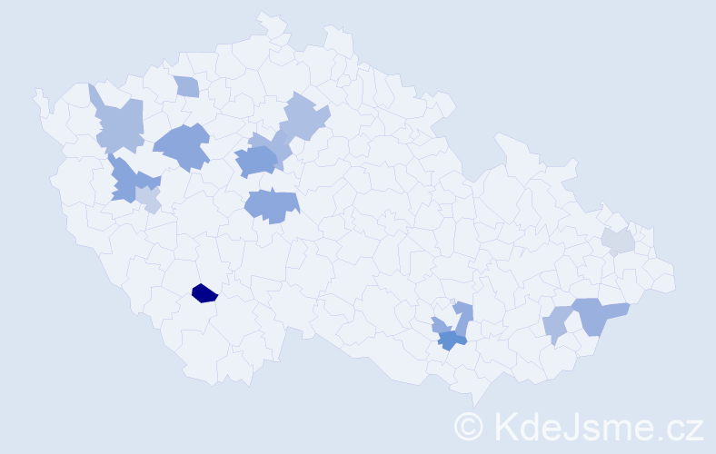 Jméno: 'Hamid', počet výskytů 28 v celé ČR