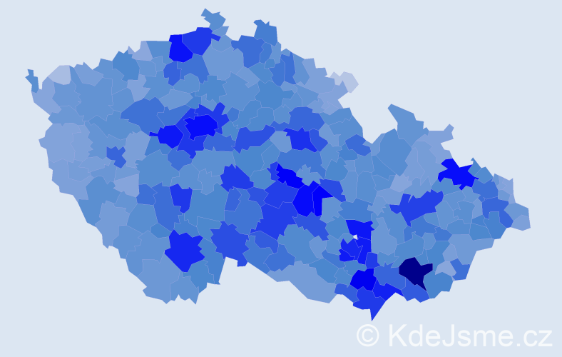 Jméno: 'Vít', počet výskytů 18139 v celé ČR