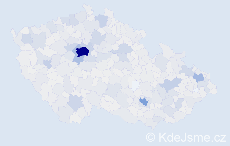 Jméno: 'Emma', počet výskytů 3783 v celé ČR